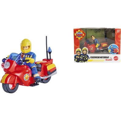 Feuerwehrmann Sam Feuerwehr Motorrad Mit Figur