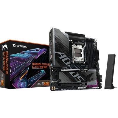 Gigabyte B840M Elite WIFI6E, (B840, M5, ATX, DR5)