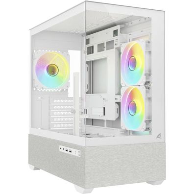 Sharkoon Sharkoon Gehäuse MK7 ARGB mATX 2xGlas weiß