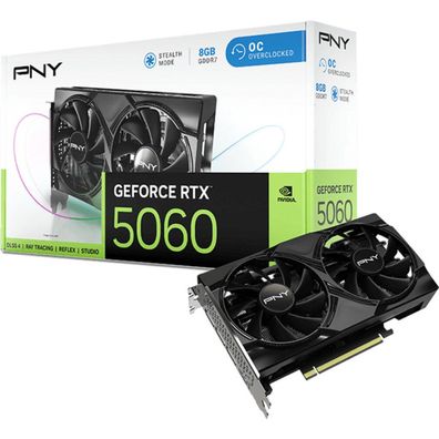 Geforce Rtx 5060 Dual Fan Oc (Dlss 4, 3X Displayport, 1X Hdmi 2.1)