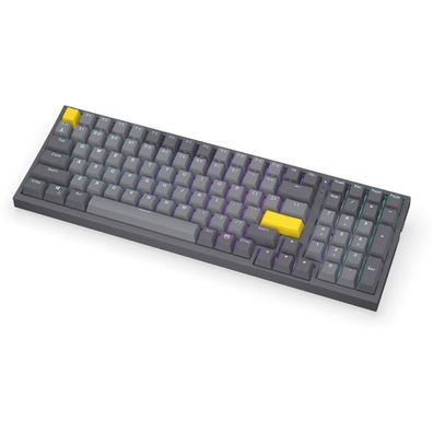 Celeris 1800 (Grau, Us-Layout, Endorfy Yellow By Gateron)