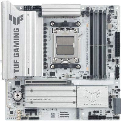 ASUS TUF GAMING B850M-PLUS WIFI7 W (AMD, M5, DR5, ATX)