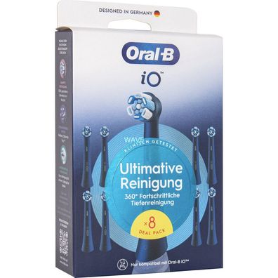 8 Oral-B iO Ultimative Reinigung Zahnbürstenaufsätze