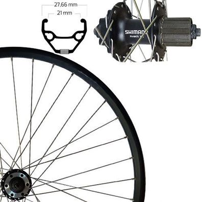 Hinterrad 27,5", Disc 6-Loch, schwarz, SE TAURUS 21, Aluminium, FH-QB400, Schnells