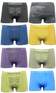 6er Boxershorts Herren Unterwäsche Unterhose Microfaser Tiger 7546