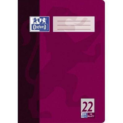 Oxford Schulheft Nr.22 100050308 DIN A4 22 16 Bl