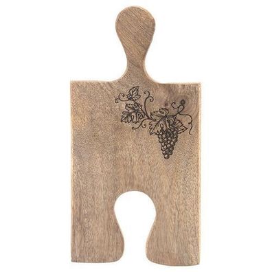 MANGO Servier- und Schneidebrett aus Holz, 29,5 x 15 cm