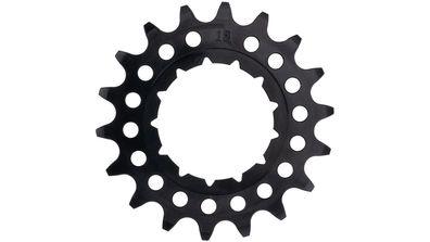 KMC Steck-Zahnkranz 1/2" x 1/8", Aluminium, für Rohloff