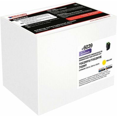 edding EDD-6039 gelb Toner ersetzt Lexmark 70C2HY0