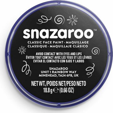 Snazaroo Gesichtsfarbe Schwarz 18ml