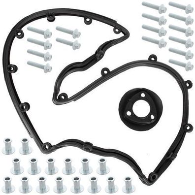 VW Touareg 03-10 2.5 TDI 5.0 TDI Ventildeckel- und Öleinfülldichtungssatz + Schrauben