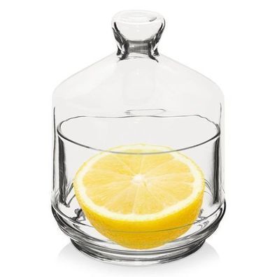Zitronenbehälter aus Glas, 9 x 12 cm