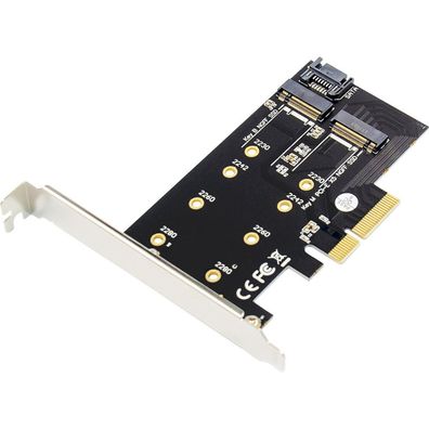Digitus M.2 NGFF/NVMe SSD PCI Express 3.0 (x4) Add-On Karte