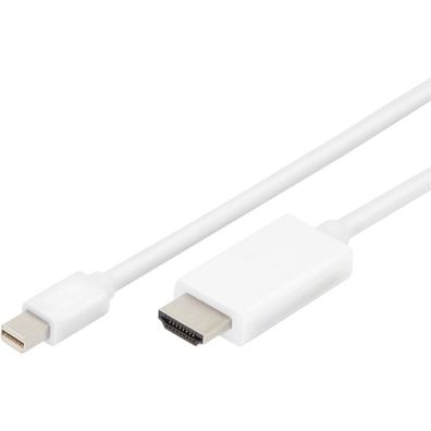 Digitus DisplayPort Adapterkabel mini DP->HDMI A St/St 8K 2m