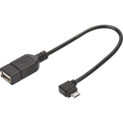 Digitus USB Adapter/Konverter, TG, icro B/St-A/Bu,0,15m, w