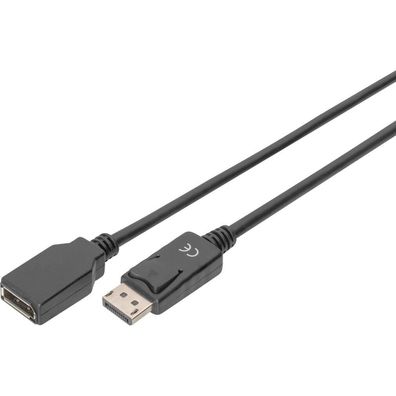 Digitus DisplayPort Verlängerungskabel DP 2m 8K schwarz