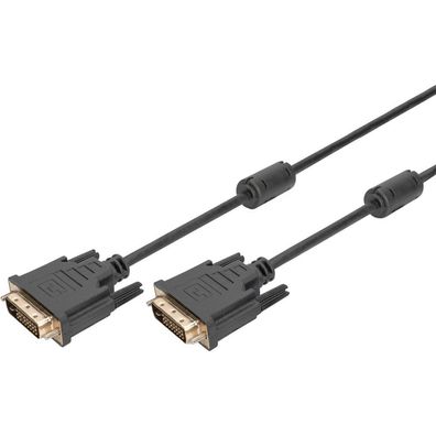 DVI-D-Kabel DVI(24 + 1) -> DVI(24 + 1) St/St 3.00m schw Ferrite