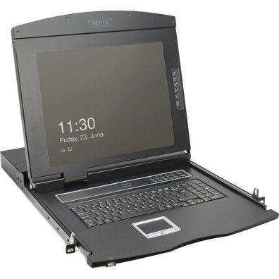 Digitus Modulare Konsole 19"HD, LCD,16-port VGA KVM Deutsch
