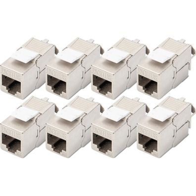 Digitus Keystone Jack Cat6A/RJ45->LSA geschirmt 500MHz, 8St