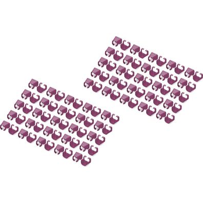 Digitus Farbclips für Patchkabel -, Magenta