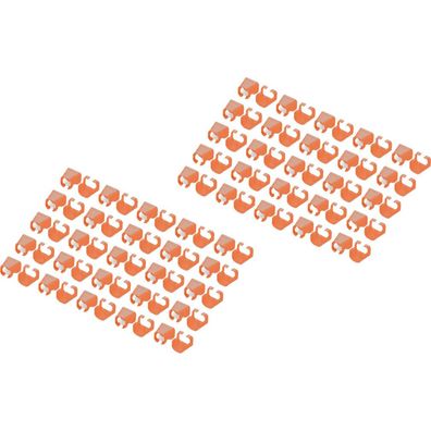 Digitus Farbclips für Patchkabel -, Orange