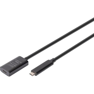 Digitus Verlängerungskabel USB-C-> USB-C St./Bu. 10G, 5,00m