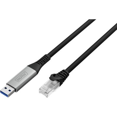 Digitus USB 3.2. RJ45 Ethernet Kabel 1Gbit/s 15 m