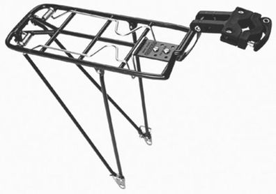 Pletscher H.R.-Gepäckträger "Quick-Rack " Alu-Druckguß, V-Streben, Befestigung an