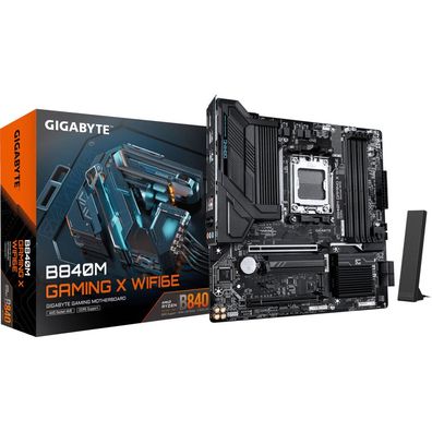 Gigabyte B840M Gaming X WiFi6E, (B840, M5, ATX, DR5)