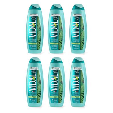 VIDAL Schaumbad white musk - weisser Moschus 6x 500 ml tonifizierend