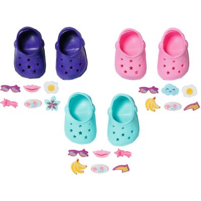 Zapf BABY born Schuhe mit Pins 4sort.43cm 832837
