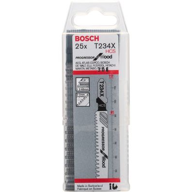 Bosch Bosch 25x Stichsägeblatt T 234 X Progressor for Wood - 2608633524