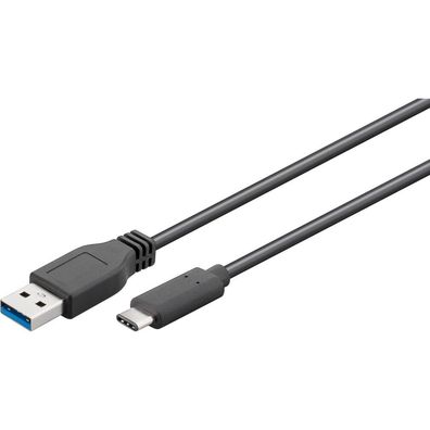 Goobay USB3.1 Kabel C -> A St/St 1.00m schwarz