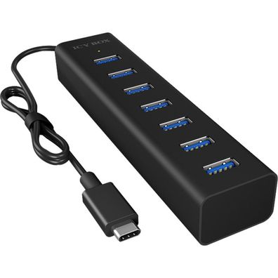 Icy Box Hub 7-Port IcyBox USB 3.0 IB-HUB1700-C3 USB 3.0 Type-C (b) retail