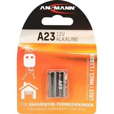 2 Ansmann Batterien A23 Fotobatterie 12,0 V