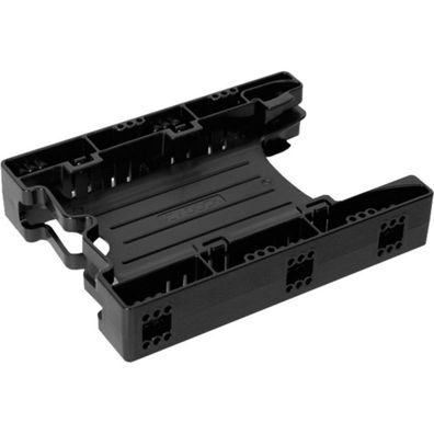 Einbaurahmen IcyDock 2x6,3cm IDE/SATAD in 3,5" HDD/SSD sw