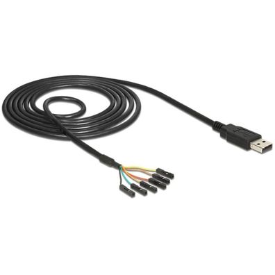 Delock DELOCK USB Kabel TTL 6Pin Pinheader -> A Bu/St 1.80m