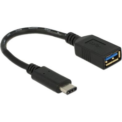 Delock DELOCK USB3.1 Kabel C -> A St/Bu 0.15m schwarz
