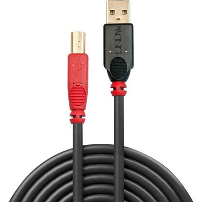 Lindy LINDY USB 2.0 Aktiv-Kabel Typ A/B M/M 10m