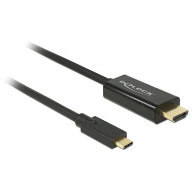 Delock DELOCK USB Kabel C -> HDMI-A 4K 30Hz St/St 1.00m sw