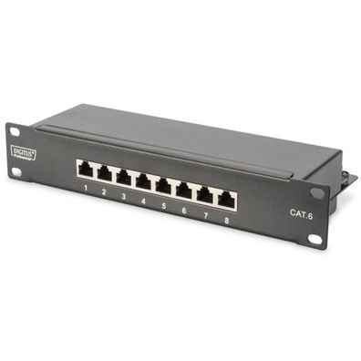 10" Patchpanel Cat6 DN-91608S (schwarz)
