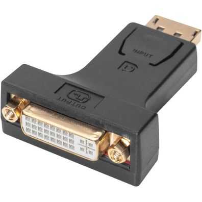 Adapter DisplayPort auf DVI-I (schwarz)
