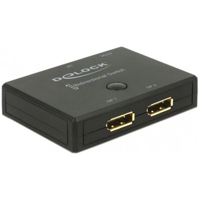 Delock DELOCK Umschalter Displayport 2-1 bidirektional 4K 60Hz