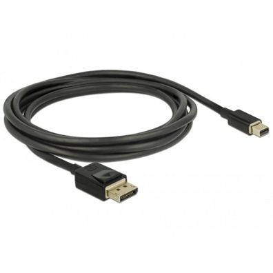 Delock DELOCK Displayport Kab. miniDP St > DP St 8K 60Hz 2.00m schw