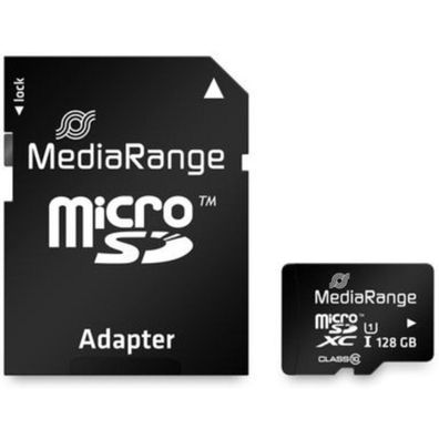 MediaRange MediaRange SD MicroSD Card 128GB UHS-1 Cl.10 inkl. Adapter