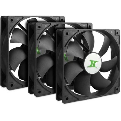 Inter-Tech Inter-Tech Lüfter 120 * 120 * 25 IPC Fan Set 3xLüfter 120mm schw