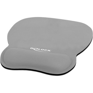 Delock DELOCK Ergon. Mauspad mit Handballenauflage 245x206mm grau