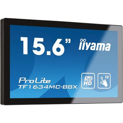 IIYAMA 39.5cm (15,6") TF1634MC-B8X 16:9 M-Touch HDMI+DP
