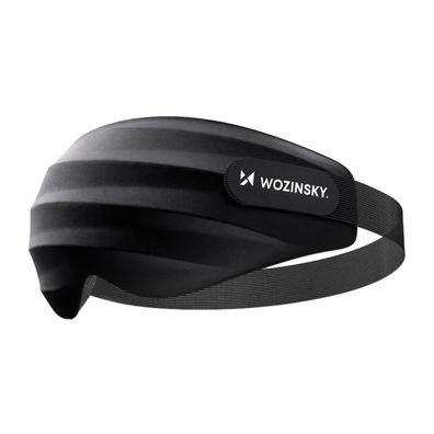 Wozinsky MSS-10 Schlafmaske 3D Memory-Schaum verstellbar Schwarz
