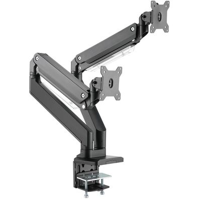 Universal Dual Monitorhalter (schwarz)